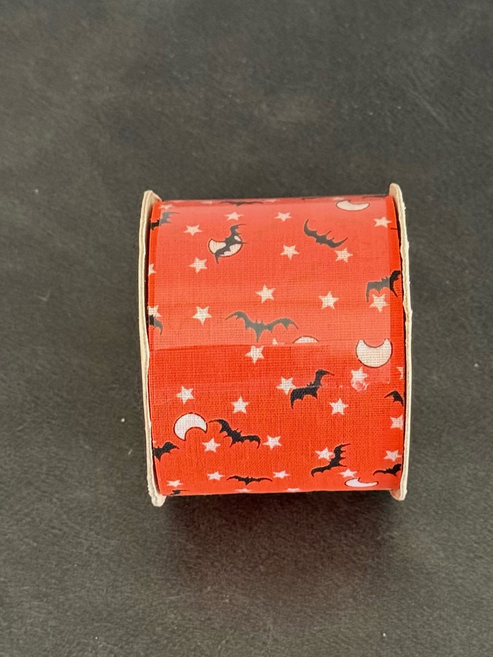 Vintage Halloween Bat & Moon Ribbon - Party Craft Ribbon